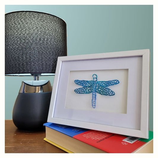 "Dragonfly" Thread Painting