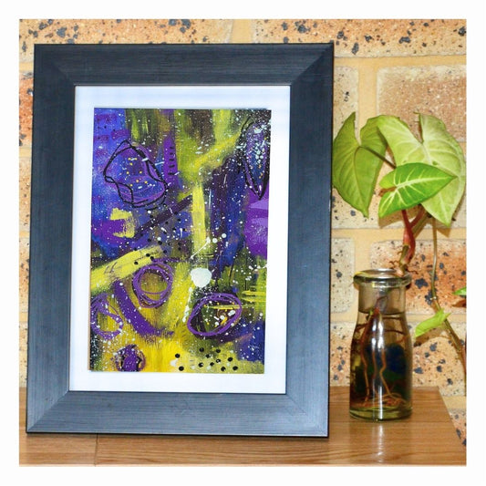 "Cosmic Radiance" Abstract Painting