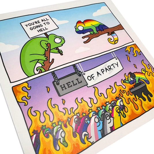 Queer Chameleon Print - Hell of a Party