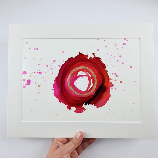 "Venus Rising" Medium Handmade Abstract Art