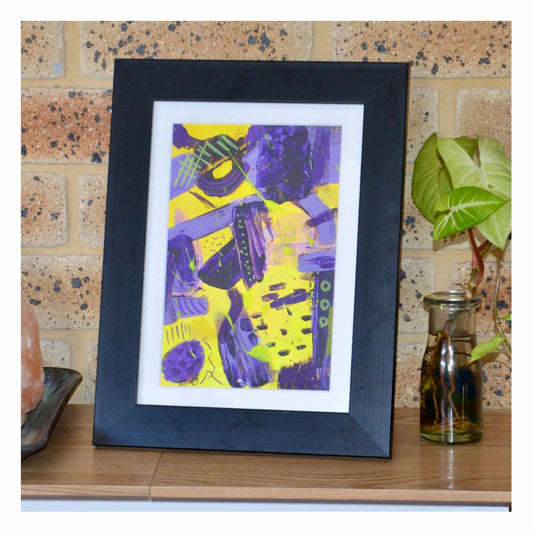 "Iris of the Day" Abstract Painting