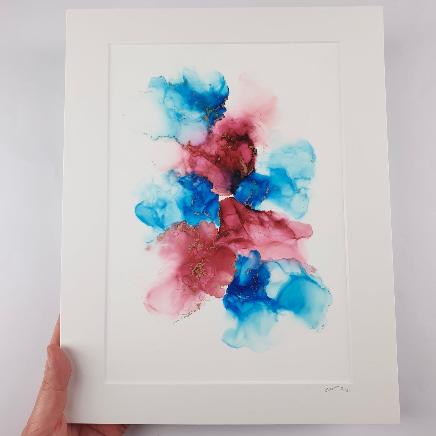 "In Bloom" Medium Handmade Abstract Art