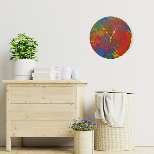 “Vortex” – 12” Silent Clock