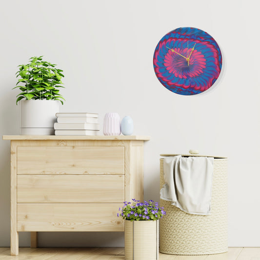 "Hippie” – 12” Silent Clock