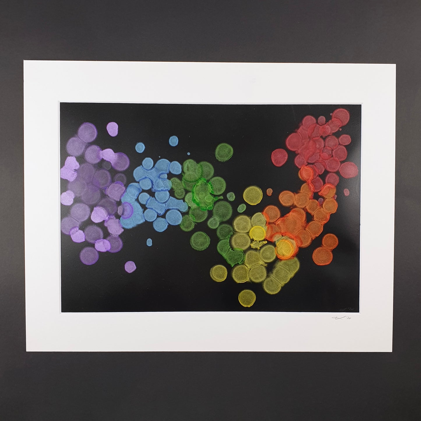 "Celestial Pride" Medium Handmade Abstract Art