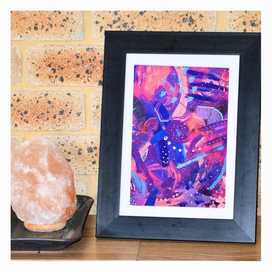 "Planetary Dreamscape" Abstract Painting