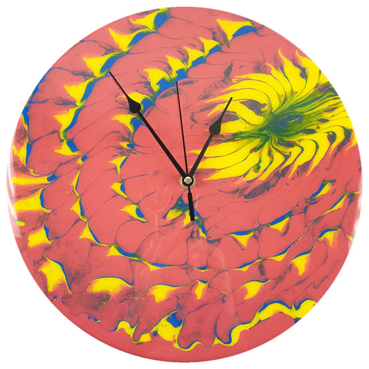 "Coral Reef" 12 Inch Vinyl Clock