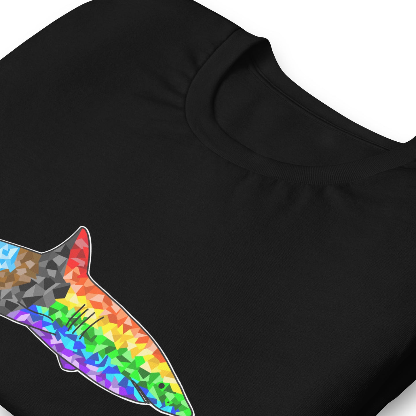 Progress Pride Haifisch-T-Shirt