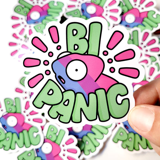 Bi Panic! Vinyl Sticker