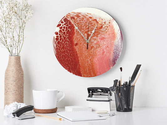 "Full Stop" – 12” Silent Clock