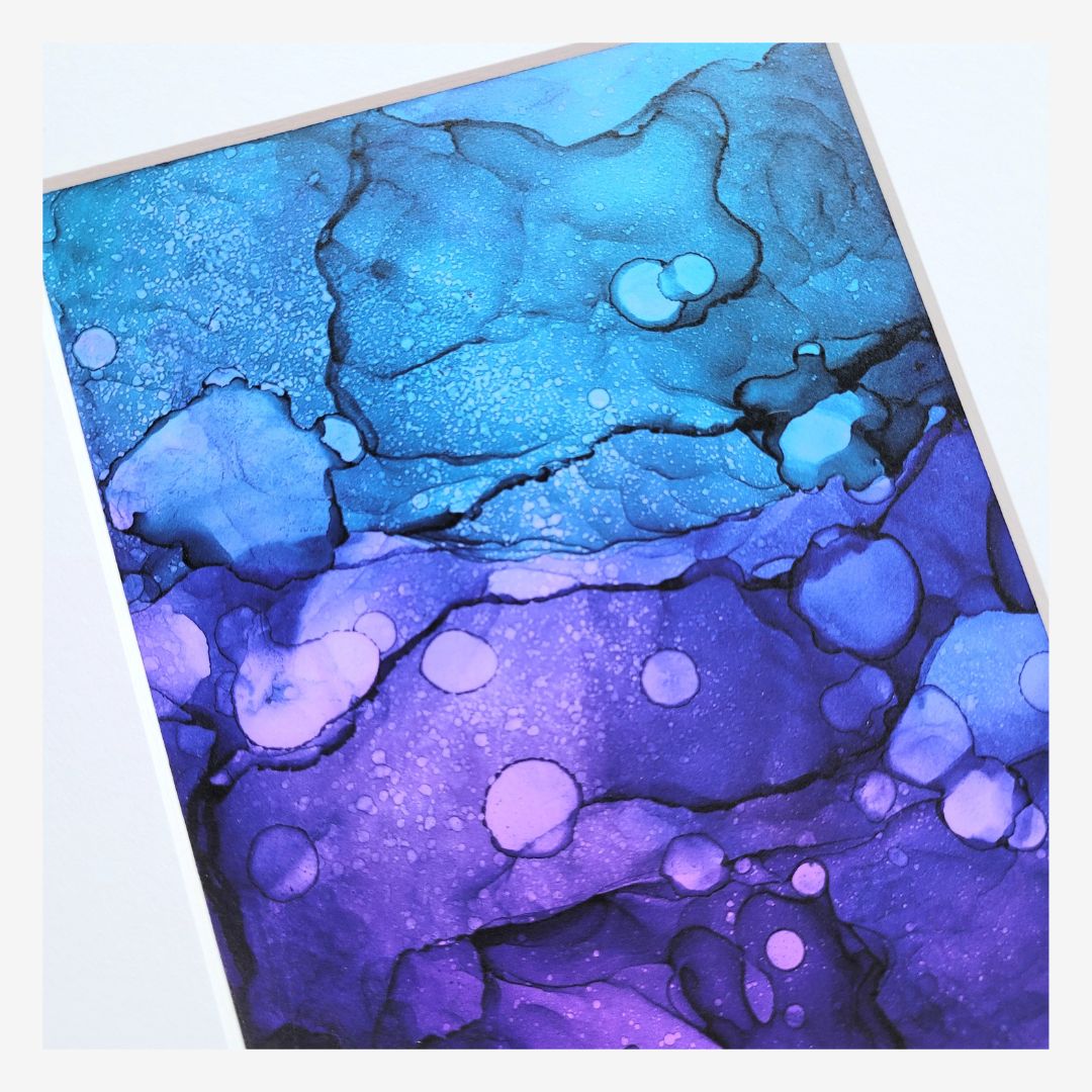 "Leaf of the Underground" Small Handmade Abstract Art