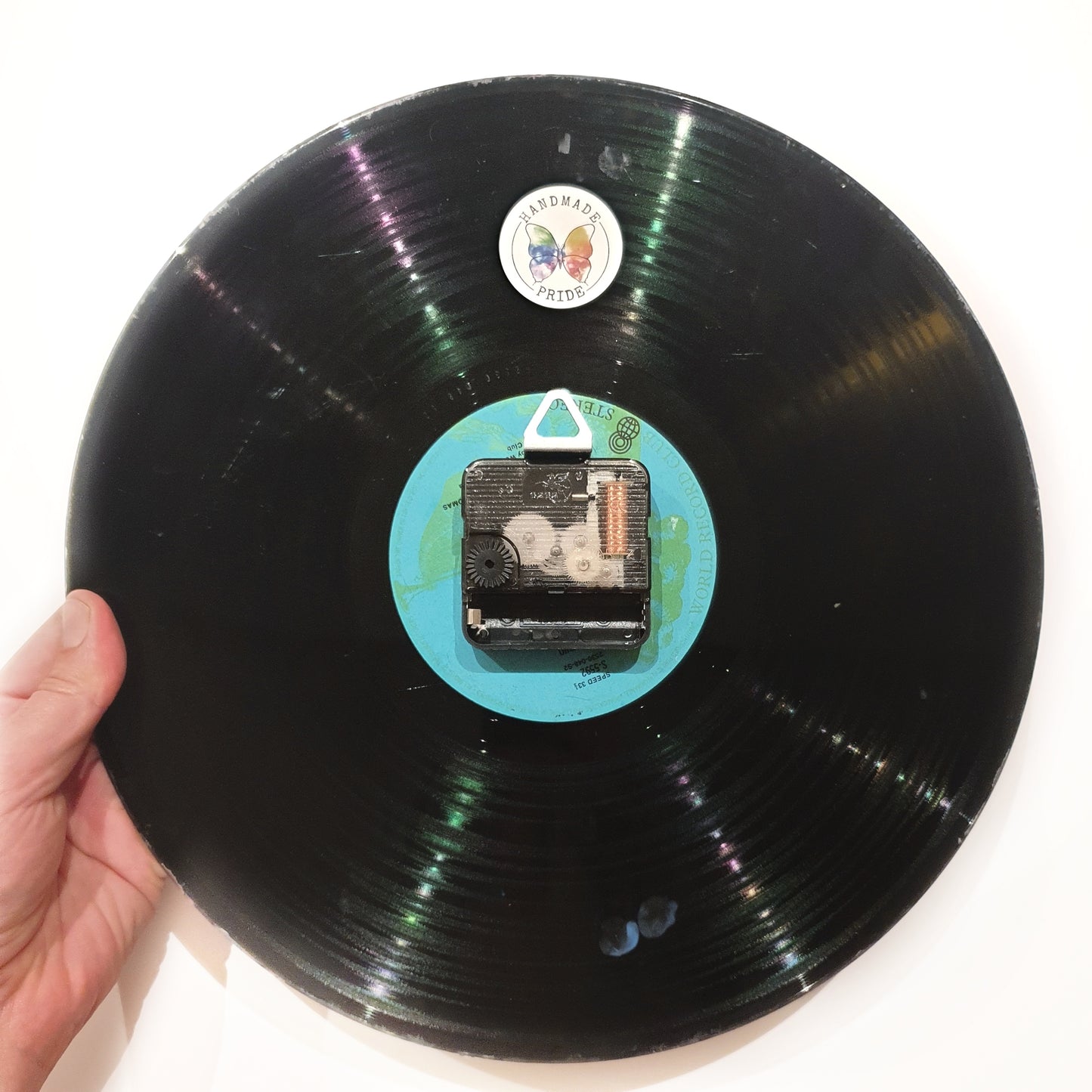 "Full Stop" – 12” Silent Clock