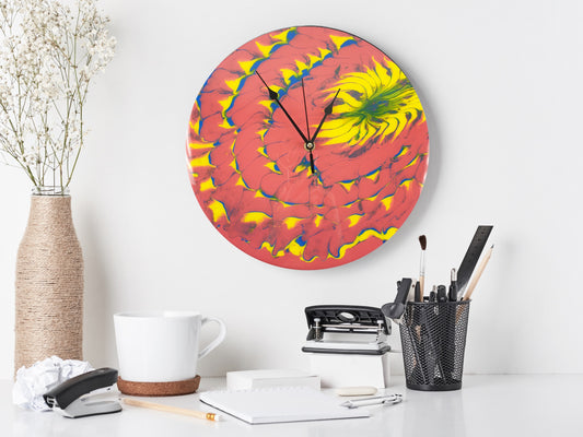 "Coral Reef" – 12" Silent Clock