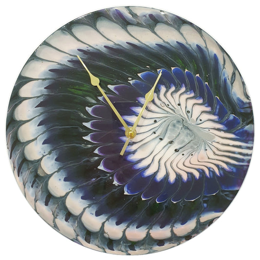 "Anemone” 12 Inch Vinyl Clock