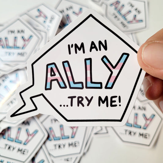 Trans Ally Vinyl Sticker