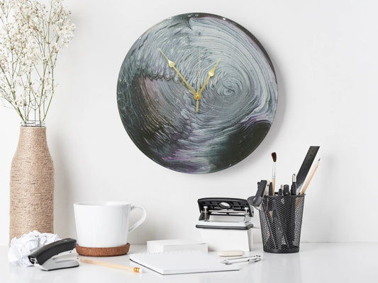 "Eye of the Whale” – 12" Silent Clock