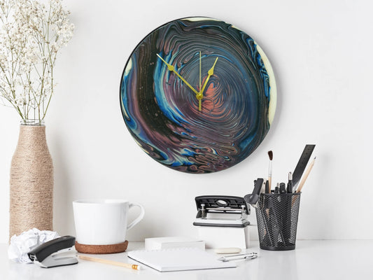 "Clay” – 12” Silent Clock