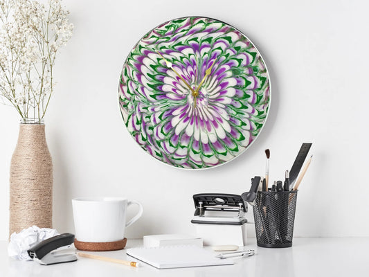 "Dove's Wings” – 12" Silent Clock