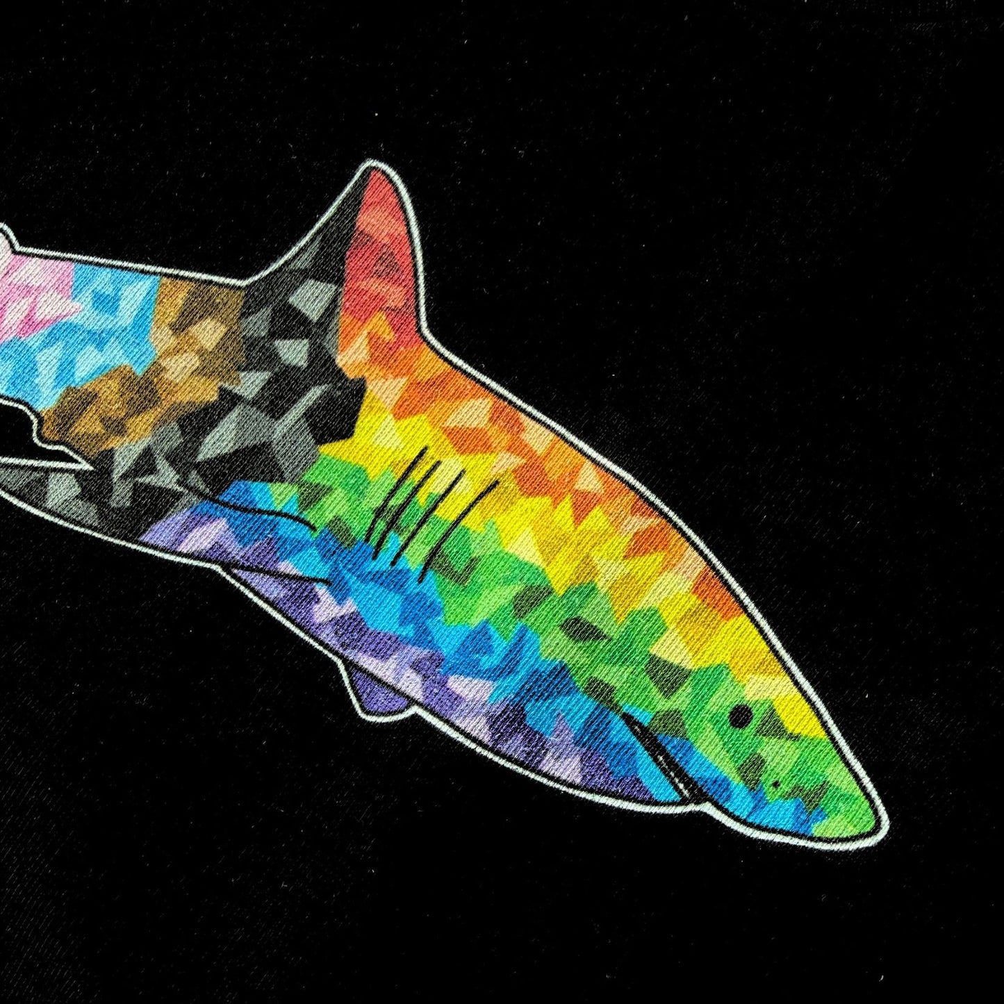 Progress Pride Haifisch-T-Shirt