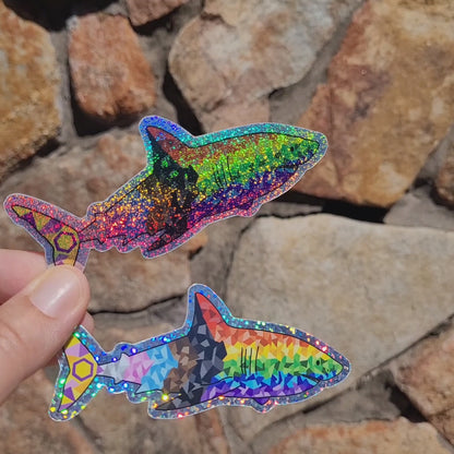 Pride Shark Sticker