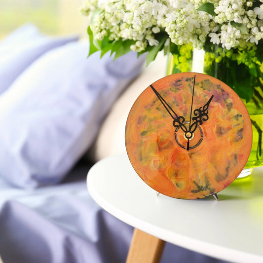 "Firebush" – 7" Silent Clock