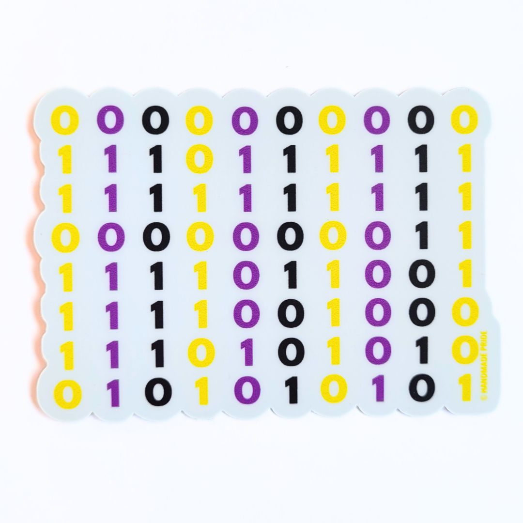 Non-Binary Vinyl Sticker