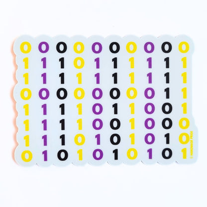 Non-Binary Vinyl Sticker