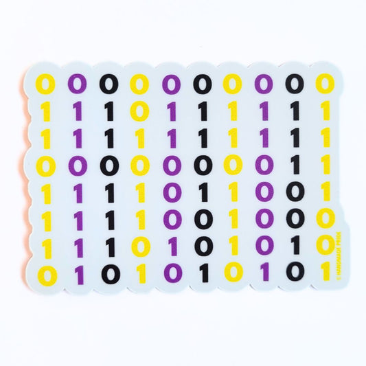 Non-Binary Vinyl Sticker