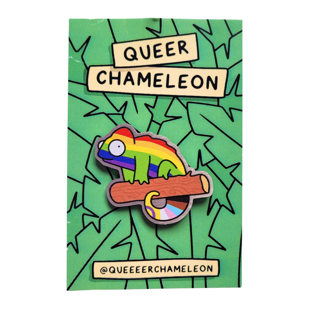 Queer Chameleon Pin