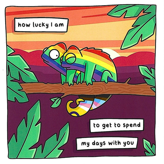 Queer Chameleon Print - How Lucky