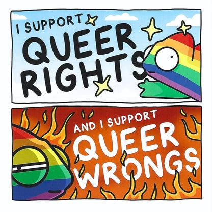 Queer Chameleon Print - Queer Wrongs