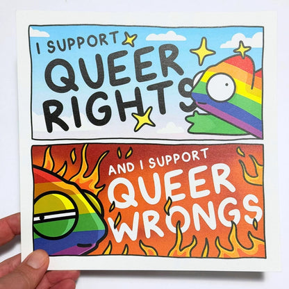 Queer Chameleon Print - Queer Wrongs