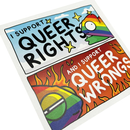 Queer Chameleon Print - Queer Wrongs