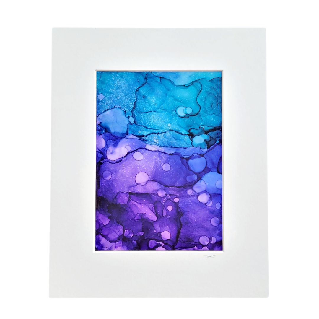 "Leaf of the Underground" Small Handmade Abstract Art