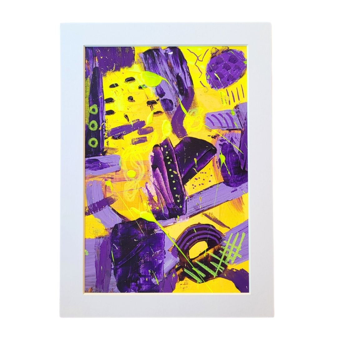 "Iris of the Day" Abstract Painting