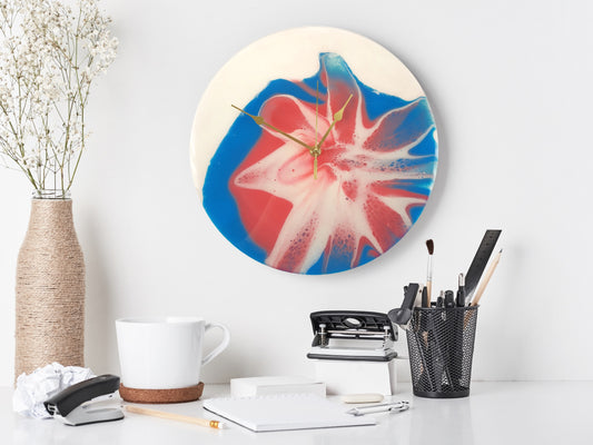 "Starfish" – Large 12” Vinyl Clock