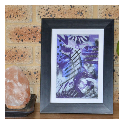 "Ladder to Eruption" Abstract Painting