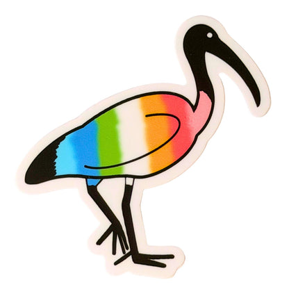 Pride-Hai-Aufkleber (Holo-Glitzer)