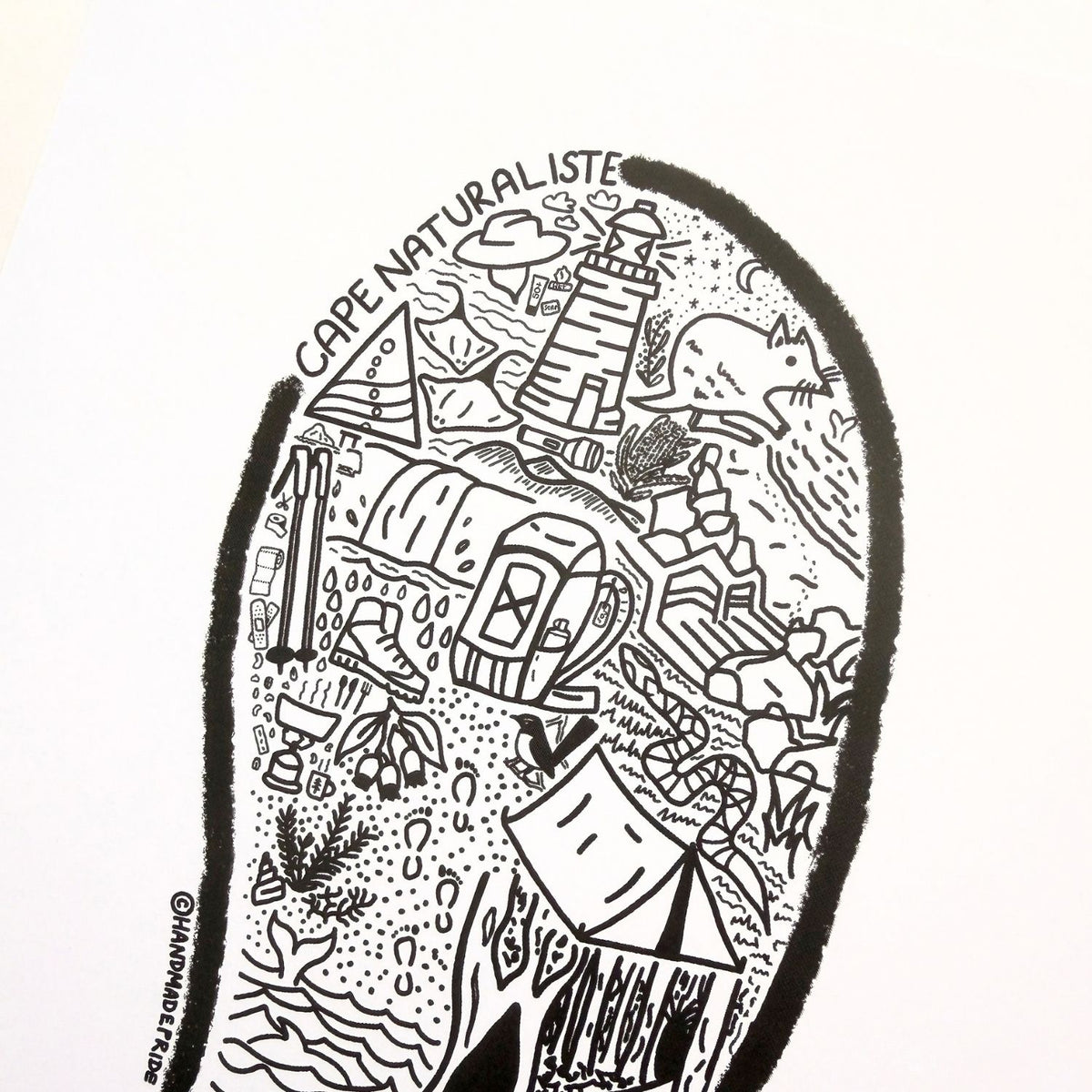 Cape to Cape Poster (A3)
