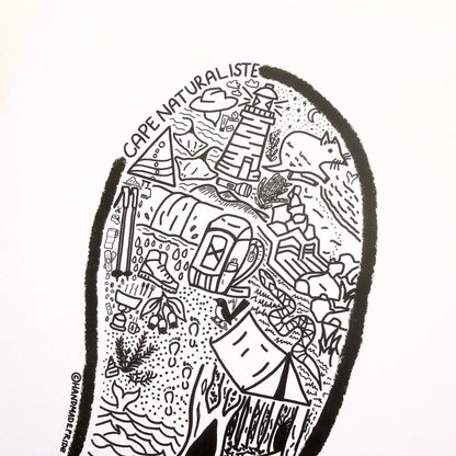 Cape to Cape Poster (A3)