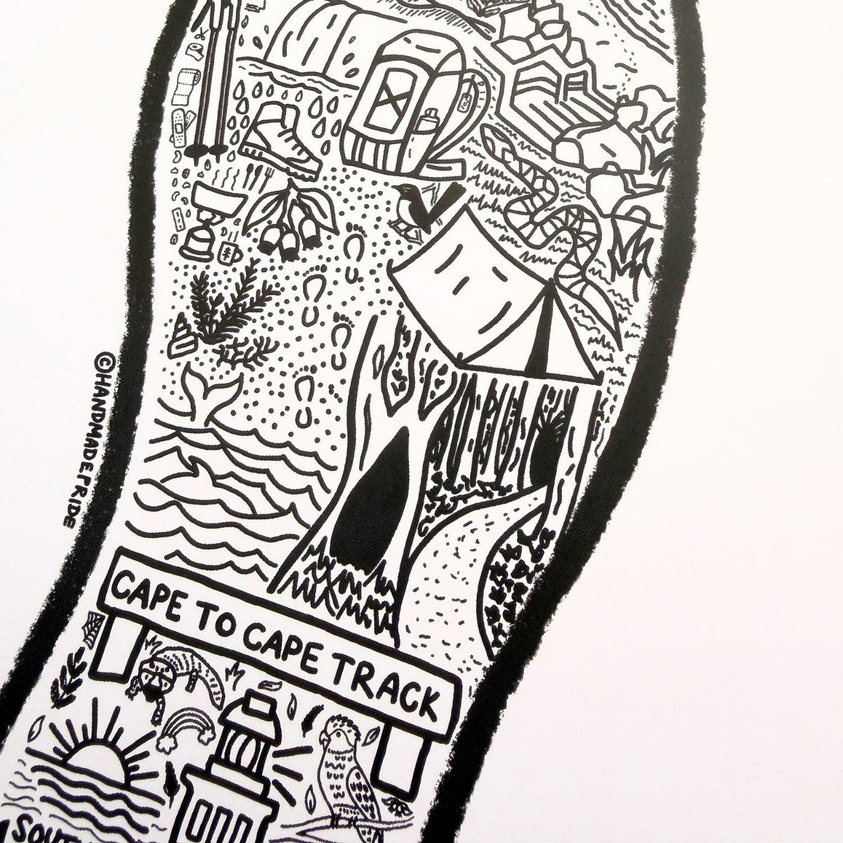 Cape to Cape Poster (A3)