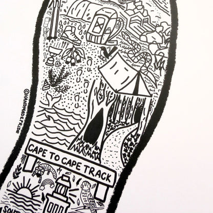 Cape to Cape Poster (A3)