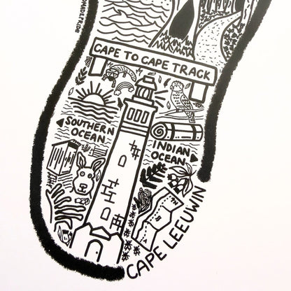 Cape to Cape Poster (A3)