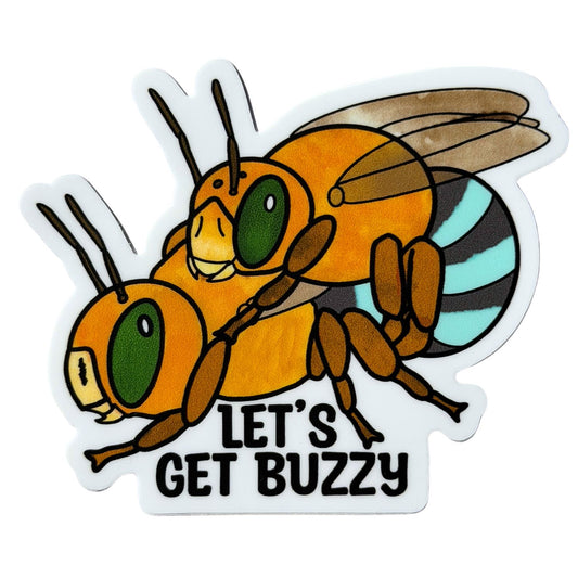 Let's Get Buzzy! Sticker