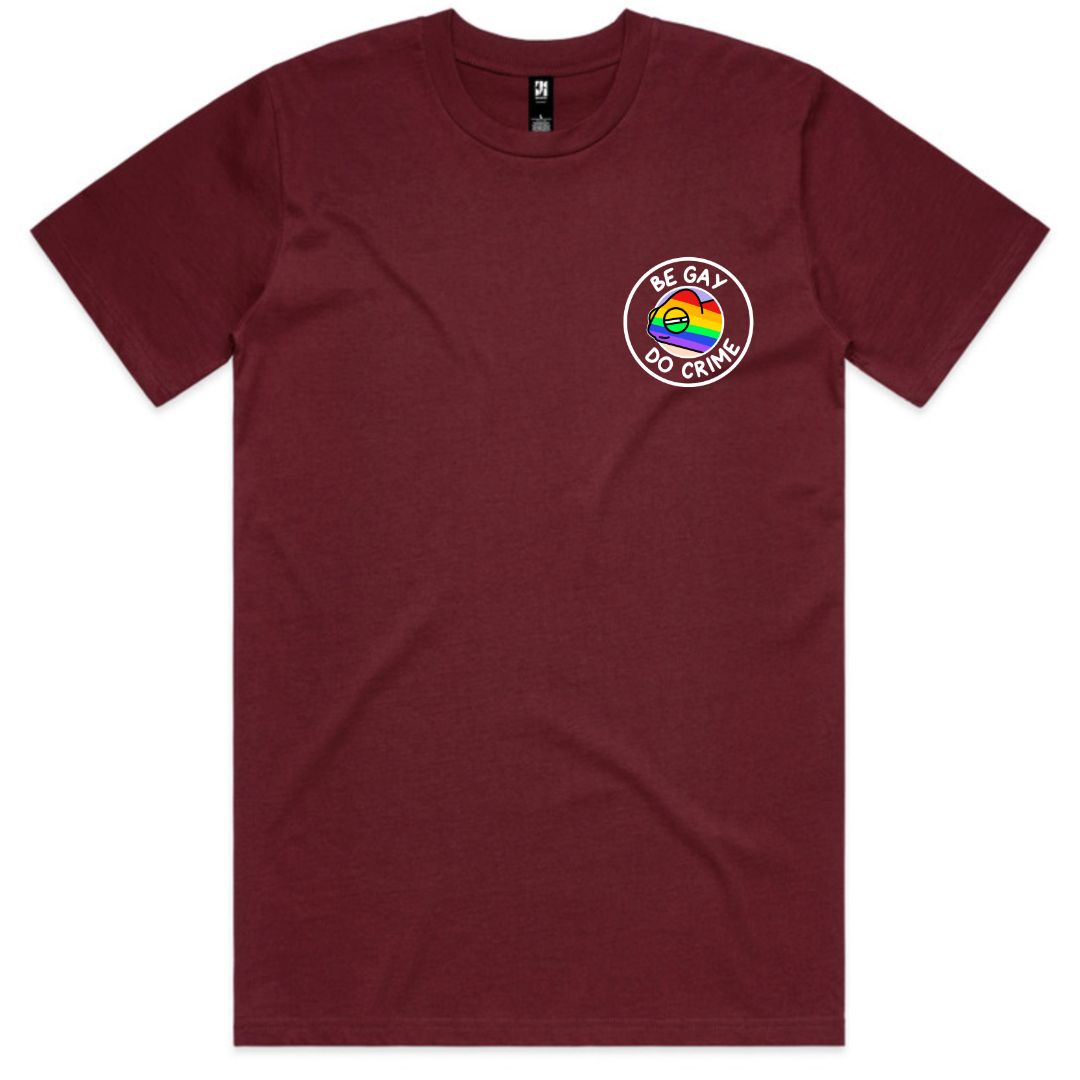 Be Gay Do Crime Chameleon T-Shirt