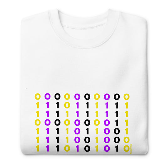Non-binary Code Jumper (White)