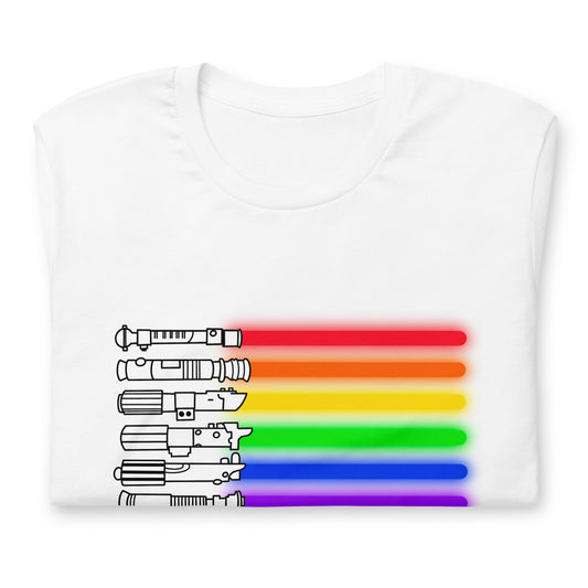 Lightsaber Pride T-shirt (1)