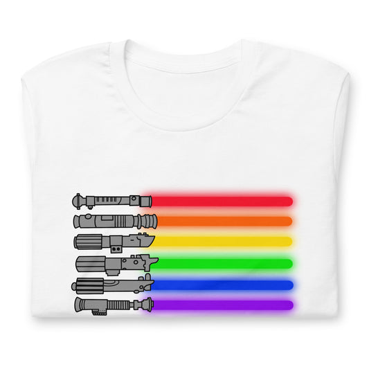 Lightsaber Pride T-shirt (4)